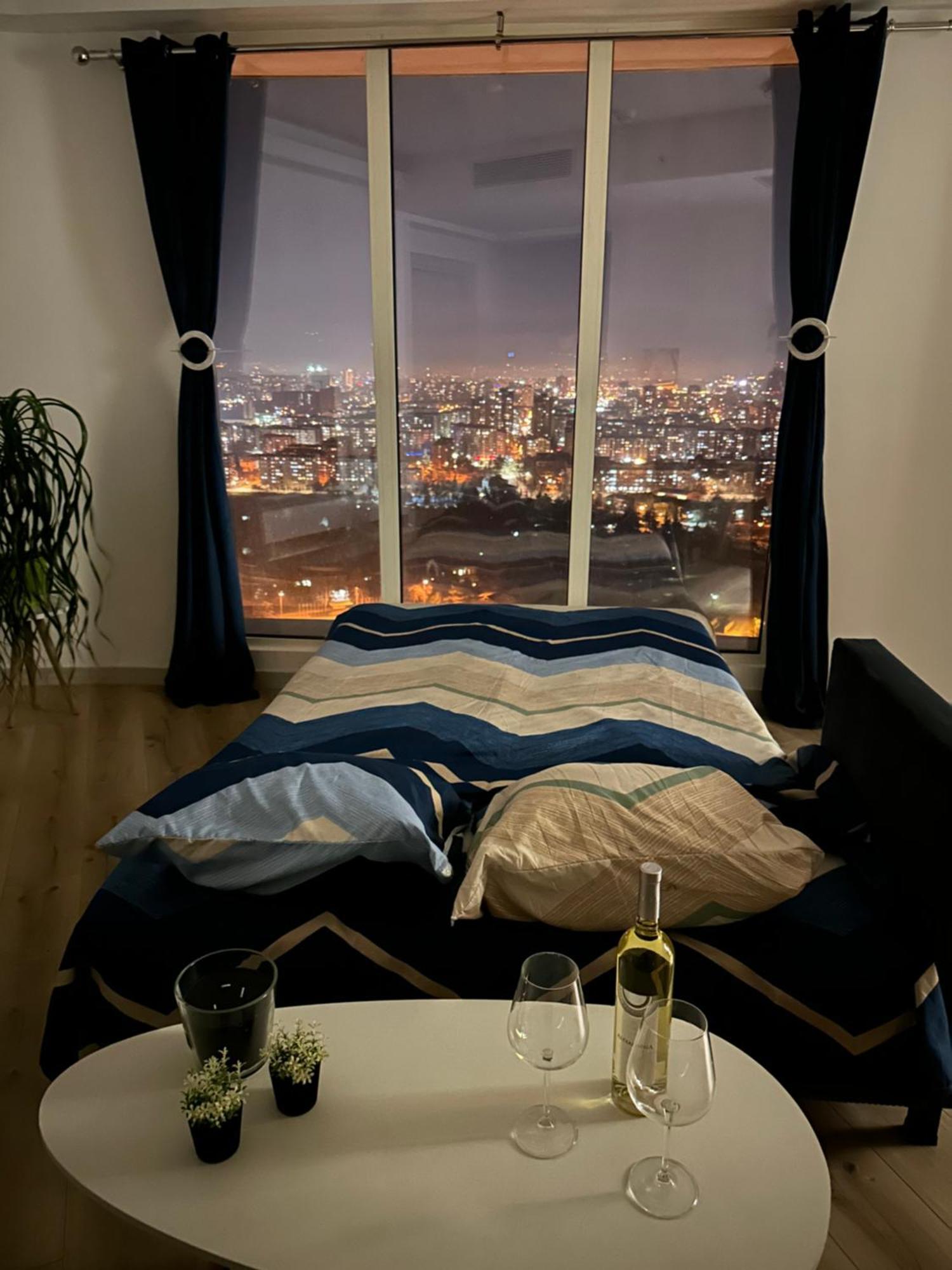 Cevahir Sky City Apartment With Spa, Pool & Fitness Included Szkopje Kültér fotó