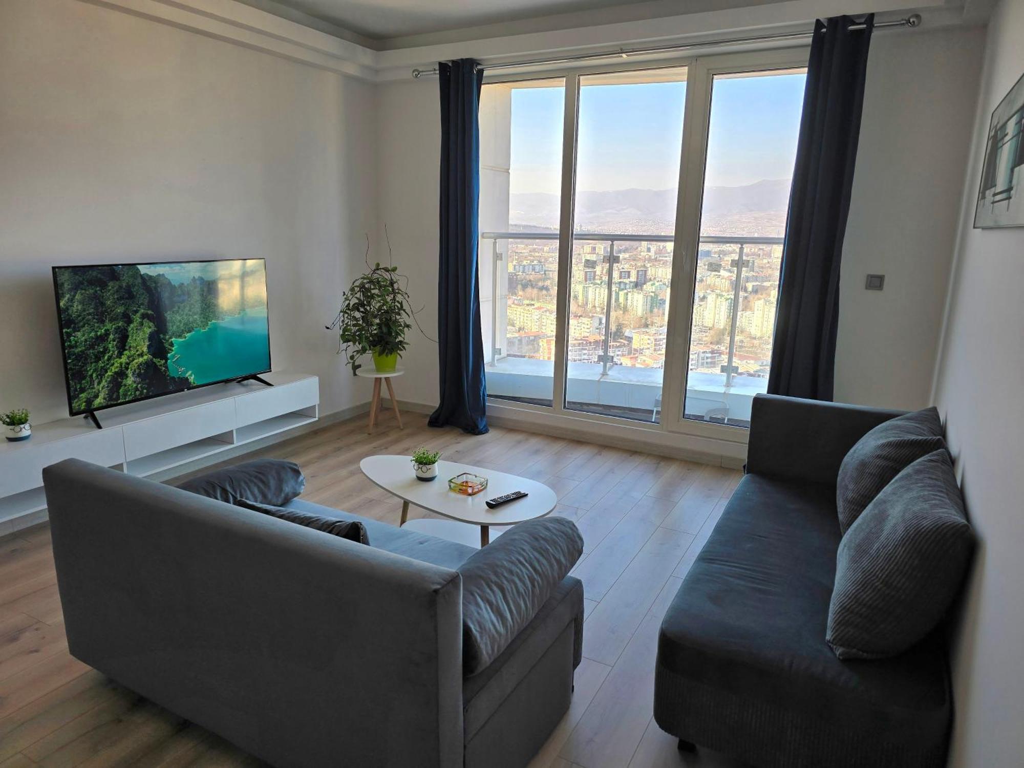 Cevahir Sky City Apartment With Spa, Pool & Fitness Included Szkopje Kültér fotó