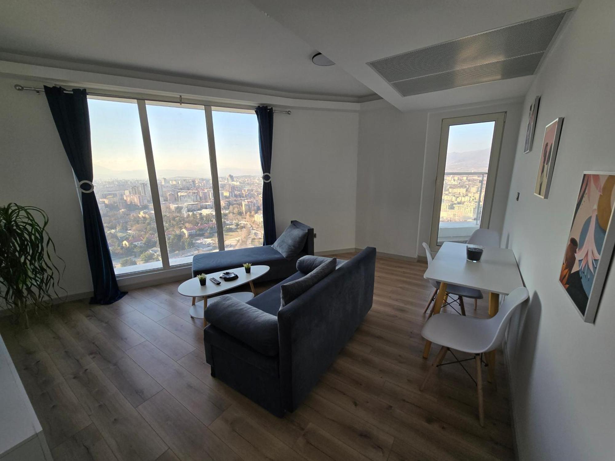 Cevahir Sky City Apartment With Spa, Pool & Fitness Included Szkopje Kültér fotó